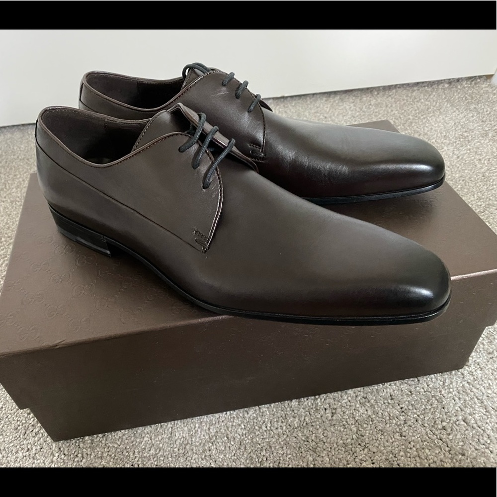 GUCCI Lifford Lace Up Oxfords Mens US8